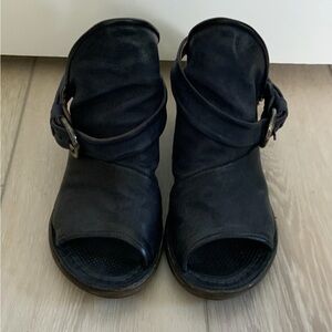 A.S. 98 Kalvin Shoes Sandals Navy Blue Size 8.5 39